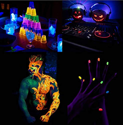 27W Black Light, HouLight 9 LED UV Blacklight Bar, Blacklights for Halloween, Birthday Parties, Stage Lighting, Weddings, Glow Parties and Black Light Party Supplies