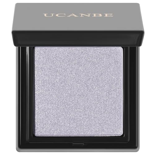 UCANBE Blue Spark Single Eyeshadow Palette, Highly Pigmented Shimmer Eye Shadow Powder, Professional Long-Lasting Waterproof Makeup Palette - color: 16 Blue Spark