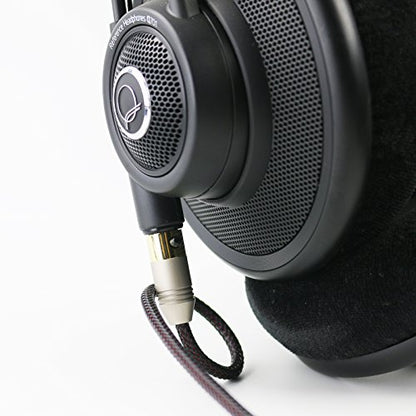 NewFantasia Replacement Audio Upgrade Cable Compatible with AKG K240, K240S, K240MK II, Q701, K702, K141, K171, K181, K271s, K271 MKII, M220, Pioneer HDJ-2000 Headphones 1.2meters/4feet - size: 1.2m