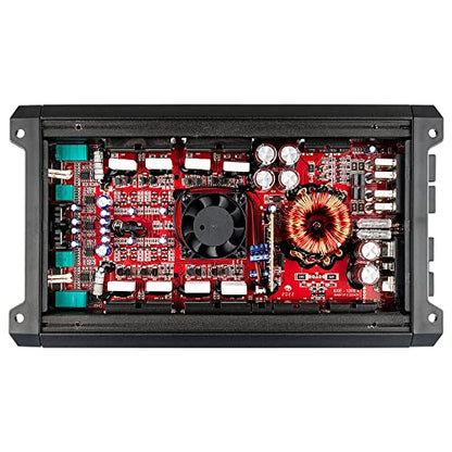 DS18 SXE-1200.4/BK Car Amplifier Stereo Full-Range Class A/B 4-Channel 60x4 RMS @4 OHM 1200 Watts - Powerful and Compact Amp for Speakers in Car Audio System - style: SXE-1200.4/BK