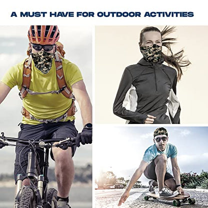 ARMORAY Face Mask, Head Wrap, Neck Gaiter, Headband - color: Mud Camo