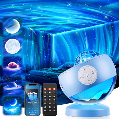 Iceberg Northern Lights Projector, Blue Galaxy Projector with Iceberg Base - color: Blue