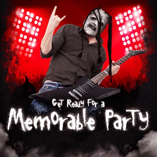Zadin Rock Star Mask, Knot Mask, Fans Authentic Halloween Cosplay Costume, Heavy Metal Horror Performer Masks (Dark Rocker-Style Shadowcaster)