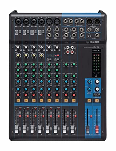 Yamaha MG12 12-Input 4-Bus Mixer - size: 12-Input, style: Standard Mixer