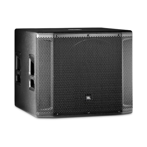 JBL Professional SRX818SP Portable, Active, Amplified, Powered 18 Inch Subwoofer System. 1000 Watt Peak Crown Amplifier. DJ, PA, Stage. Black - size: 18-Inch Single Subwoofer, style: Powered