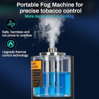 COLBOR CF5 Portable Fog Machine,40W Handheld Smoke Machine with Remote Control & RGB Light,Mini Handheld Fog Machine for Christmas,Photography,Parties,Cosplay,Weddings & Indoor/Outdoor Use