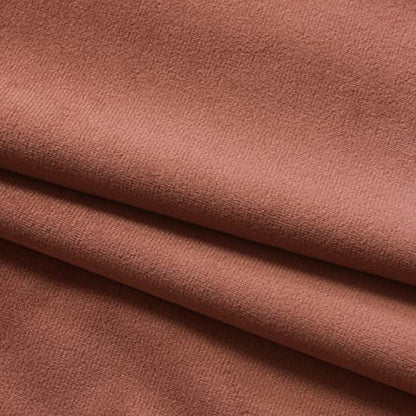 Roslynwood Brick Dust Velvet Curtain 72 inches Long - Curtains Block Light Rod Pocket Thermal Insulation Super Soft Drapes for Bedroom/Office/Living Room, W52 x L72, 2 Panels - color: Brick Dust, size: 52"W x 72"L (Pack of 2)