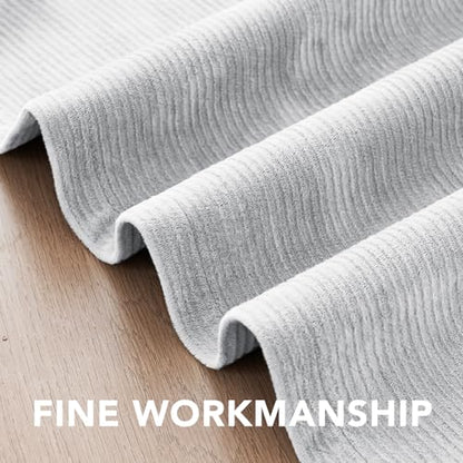 H.VERSAILTEX Velvet 100% Blackout Curtains for Living Room Full Light Blocking Curtains Thermal Insulated Room Window Drapes Soft Luxury Curtains Grommet Top 2 Panels (55" W x 63" L, Glacier Gray) - color: Glacier Gray, size: 55"W x 63"L (Pack of 2)