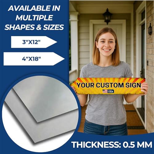 DC custom metal signs arrow signs for directions Right arrows Made in USA - color: Metal Arrow Sign - Right