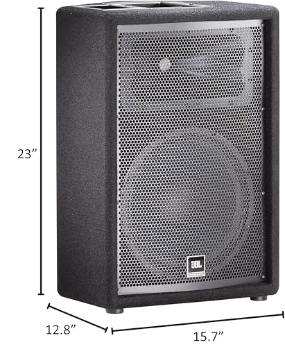 JBL Professional JRX212 Portable, Passive 2-way Sound Reinforcement, DJ, Pro Audio PA Speaker, Loudspeaker System, 12 inch, Black - size: 12-Inch Single Speaker
