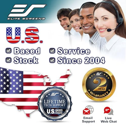 Elite Screens Yard Master 2, 120-inch Outdoor Portable Fast Folding Projector Screen w/ Stand 16:9, 8K 4K Ultra HD 3D Movie Theater Cinema REAR Projection, OMS120HR3, US Based Company 2-YEAR WARRANTY - size: 120-inch, style: 16:9 Aspect Ratio