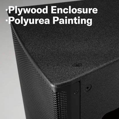 Yamaha DHR Series Powered Speaker, 700W, 10" LF, 1.4" HF Compression Driver With Plywood Enclosure and Integral Rigging | 1.4 HF Compression Driver With Plywood Enclosure and Integral Rigging, 10 LF - style: DHR10
