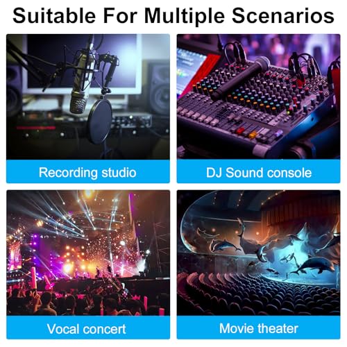 Poyiccot XLR Splitter Cable 1 Male to 2 Female, 3 Pin XLR Splitter Balanced Microphone Cable Combiner Y Cord, 1 Male to 2 Female Audio Microphone Adapter for Stero Mic, Audio Track, 11.8inch - style: 1 Male to 2 Female