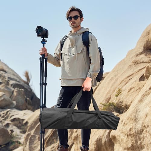 INFANZIA 35x7x7 Inch Tripod Carrying Case, Travel Sport Storage Bag, 28L | Luggage Bag with Upgrade Zipper, Foldable Waterproof Tripod Case for Light Stands, Fishing Rods, Tent Poles, and Camera Gear - size: 35x7x7 inch-28L