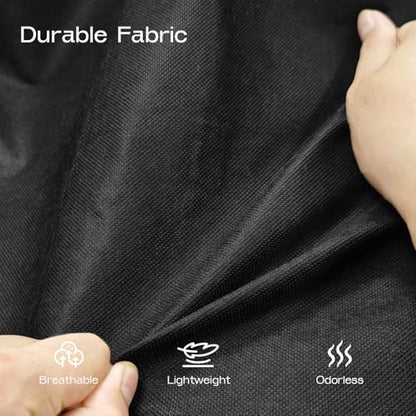 2 Pack Heavy Duty Garment Bags for Travel Suit Bags, Dress Bags, Garment Bags for Hanging Clothes with Pockets Men's Suit Holder for Cospaly, Shirts, Coats, Dresses (Black, 2Pack 54") - size: 2Pack 54"-2 Mesh Pockets