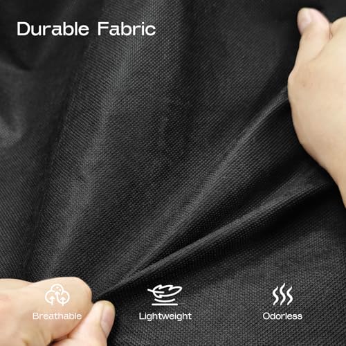 2 Pack Heavy Duty Garment Bags for Travel Suit Bags, Dress Bags, Garment Bags for Hanging Clothes with Pockets Men's Suit Holder for Shirts, Coats, Dresses (Black, 2Pack 60") - size: 2Pack 60"-2 Mesh Pockets