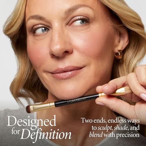LAURA GELLER Makeup Brushes - 14 Dual-Ended Eyeshadow Brush, Cruelty-Free - style: 14 Dual-Ended Eyeshadow Brush