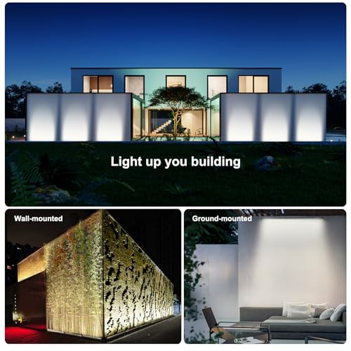 36W LED Wall Washer Lights, 4000K Neutural White Linear Flood Light, 3.2ft/40 120V LED Light Bar, IP65 Waterproof Outdoor LED Wall Washer Lights for Landscape, Church, Ads, Yard, Garden - color: 4000K Neutral White