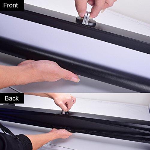Cocar P1-SN50 50 inch Portable Projection Screen for Mini/Professional LED/LCD/DLP Projector Self Standing Pull-Out Style Indoor Outdoor Home Cinema - 4:3/16:9 Compatiable - size: 50" Screen 4:3