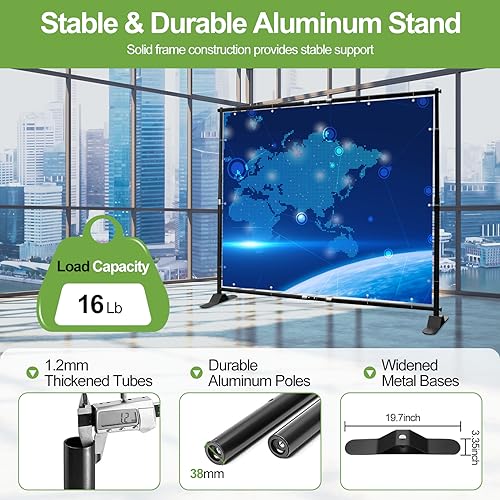 FUDESY 10x10ft Backdrop Banner Stand, Heavy Duty Step and Repeat Stand Kit | Adjustable Photography Background Frame Stand with Carrying Bag for Trade Show Display Photo Booth Parties Wedding Exhibition - size: 10x10ft