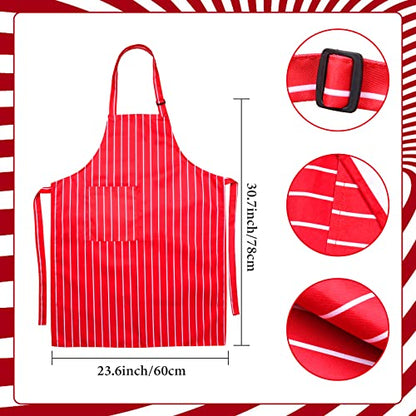 Keymall Waiter Costume Kit-Soda Jerk Costume Kit-Including 3 Pieces Hat Apron Bow Tie For Halloween 1950s Theme Costume - color: Set a