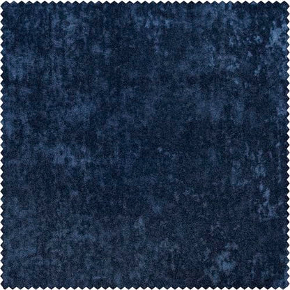 HPD Half Price Drapes Lush Crush Velvet Curtains - Room Darkening Curtain 96 Inches Long for Bedroom & Living Room, Luxury Look, Rod Pocket Design, (1 Panel), 50W x 96L, Sapphire Blue - color: Sapphire Blue, size: 50"W x 96"L (Pack of 1)