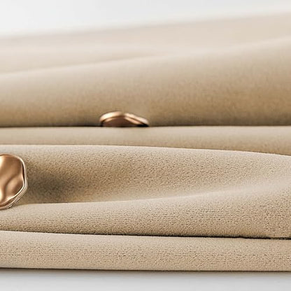 Lazzzy Cream Velvet Curtains 96 Inch Long Pinch Pleated Room Darkening Drapes Luxury Back Tab Thermal Insulated Window Treatments for Bedroom Living Room 2 Panels, 52 x 96 Inch, Latte - color: Latte, size: 52"W x 96"L (Pack of 2)