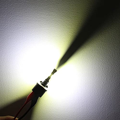 Alla Lighting 3800lm 899 880 LED Fog Light Bulbs, Super Bright PG13 Base 884 885 887 893 H27 H32, ETI 56-SMD (8000K Ice Blue) - color: 8000K Ice Blue