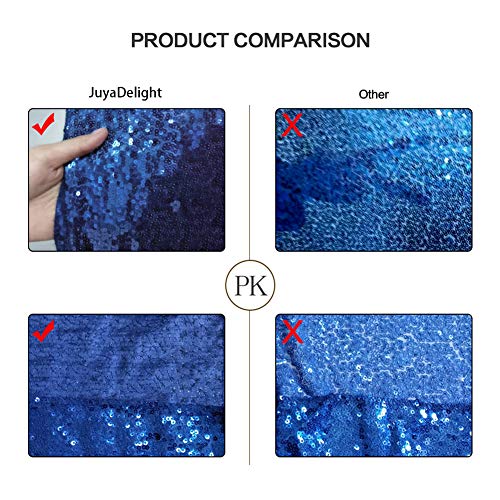 Sequin Backdrop Curtain,Glitter Non-Transparent Sequin Photography Background Backdrop Curtain for Birthday Party Wedding Festival Ceremony 6FTx8FT (Navy Blue) - color: Navy Blue, size: 6ft x 8ft