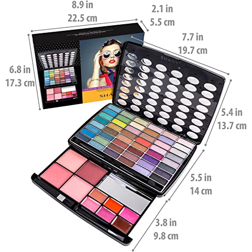 SHANY Glamour Girl Makeup Kit Eyeshadow Beauty Palette with Eye shadows, Blushes, Lipstick Lip-gloss, Make up Mirror, Cosmetics applicators, Premium Gift Packaging - Glamour - color: GLAMOUR