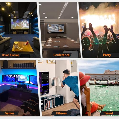 2000W Stereo Audio Amplifier for Home Theater, Car Audio, Karaoke, Party, Outdoor Camping with Multiple Input Modes EQ Mixer, Mic Input, Remote Control, 2.0 Channel