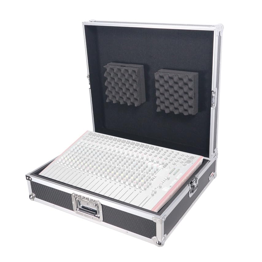 ProX XS-UMIX2415 ATA Flight Style Mixer & Lighting Console Road Case with Foam & Doghouse for Consoles up to 24” x 15”