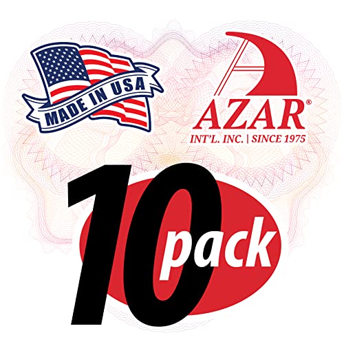 Azar Displays 142708 6-Inch Width by 5.5-Inch Height Top-Load Acrylic Sign Holder, 10-Pack - size: 6 in W x 5.5 in H Horizontal