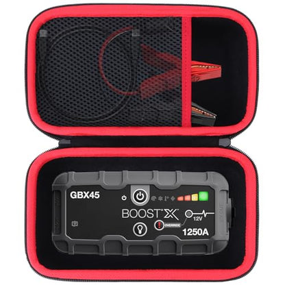 Lebakort Storage Case Compatible with Boost X GBX45 1250A 12V UltraSafe Portable Lithium Jump Starter Car Battery Booster Pack - size: for Boost X GBX45