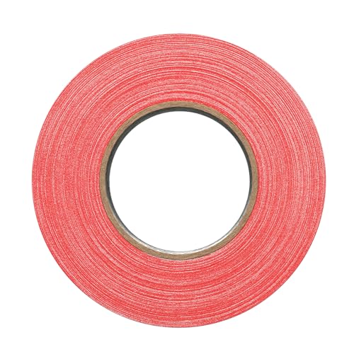 2" Pro Gaff Gaffers Tape 55 yards length red matte. Premium Heavy-Duty Gaffers Tape trusted by professional Gaffers. Made in the USA. Holds Tight, Easy to remove. (Pack of 24)