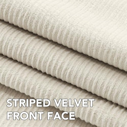H.VERSAILTEX Velvet 100% Blackout Curtains for Living Room Full Light Blocking Curtains Thermal Insulated Room Window Drapes Soft Luxury Curtains Grommet Top 2 Panels (55" W x 63" L, Sand) - color: Sand, size: 55"W x 63"L (Pack of 2)