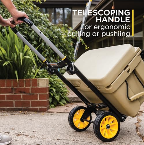 Gorilla Heavy Duty Steel Hand Truck, 400 lb. Capacity, Telescoping Handle | Steel hand truck with a telescoping handle for homeowners and small business owners moving boxes, appliances and equipment.