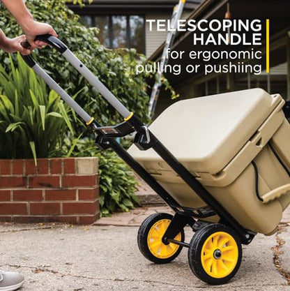 Gorilla Heavy Duty Steel Hand Truck, 400 lb. Capacity, Telescoping Handle | Steel hand truck with a telescoping handle for homeowners and small business owners moving boxes, appliances and equipment.