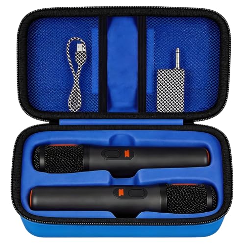 Boobowl Bluetooth Microphone Wireless Case for JBL PartyBox Wireless Mic - color: Blue