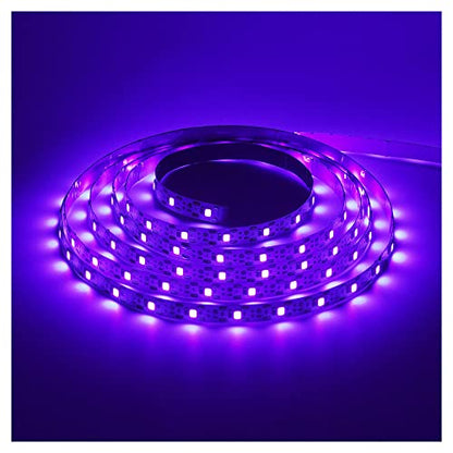 USB Black Light Strip, 6.6ft 10W UV LED Blacklight String Lights, 395-400nm, DC 5V, 120 Lamp Beads, Glow in The Dark for Halloween, Birthday, Party, Fluorescent Poster, Room, Bedroom Decoration - size: 6.6ft Strip