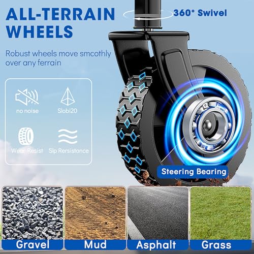 Wagons Carts Foldable, Collapsible Wagon with All-Terrain Wheels 420lbs Weight Capacity Heavy Duty Utility Wagon with Drink Holders for Beach, Garden, Camping, Shopping Groceries, Sports - size: 200L