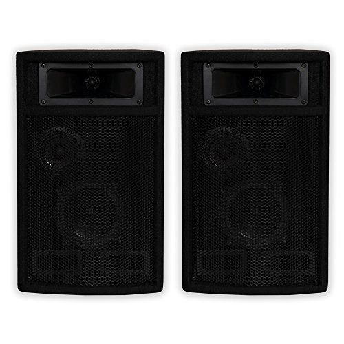 Acoustic Audio by Goldwood PA-500X Passive 800W 3-Way Pair DJ PA Karaoke Studio Speakers