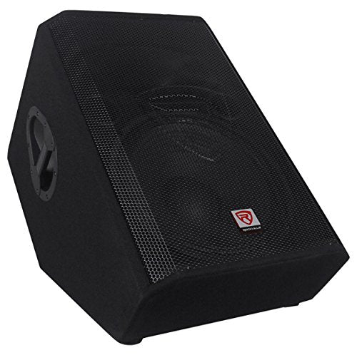 Rockville RSM15P 15" 2-Way Passive Stage Floor Monitor Speaker Black