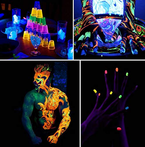 20W UV LED Black Light, HouLight High Power LED Blacklight IP65-Waterproof for Blacklight Party Supplies, Neon Glow, Glow in The Dark (Uv Led Wide Flood Light, 20 Watts) - style: Wide 20 Watts
