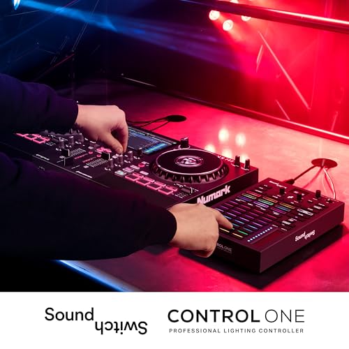 SoundSwitch Control One DMX Lighting Controller | 3-Month Free Trial SoundSwitch Software Access Included, DMX Hardware Support, and Philips Hue Smart Light Support - style: DMX Controller