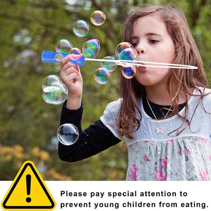 Lulu Home 2 Packs Bubble Concentrated Solution, White Bottle | 1 L/ 33.8 OZ, for Kids Bubble Machine, Giant Bubble Wand, Bubble Blower Toys, Birthday Party Favors - color: White