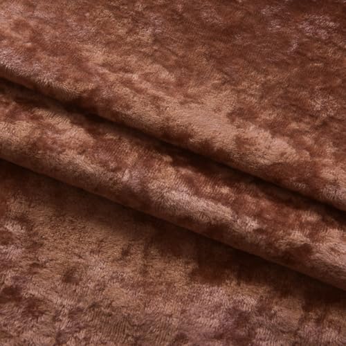 Dusty Pink Velvet Curtains 96 Inches, Super Soft Light Dimming Drapes for Nursery Girls Bedroom Elegant Thermal Insulated Panels with Energy Saving Design, W52 x L96, 2 Panels - color: Dusty Pink, size: 52"W x 96"L (Pack of 2)