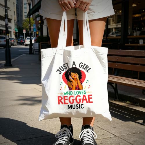 Aesthetic Music Floral Tote Bag for Women, Reusable Canvas Bag with Musical & Botanical Design, Daily Use Gift - color: White-music-014