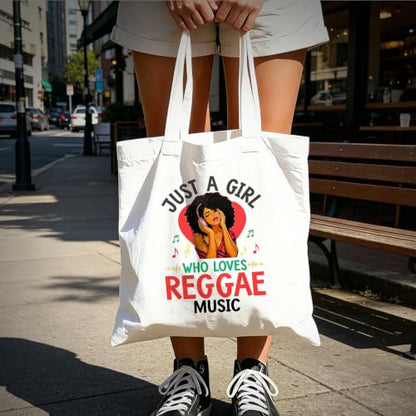 Aesthetic Music Floral Tote Bag for Women, Reusable Canvas Bag with Musical & Botanical Design, Daily Use Gift - color: White-music-014