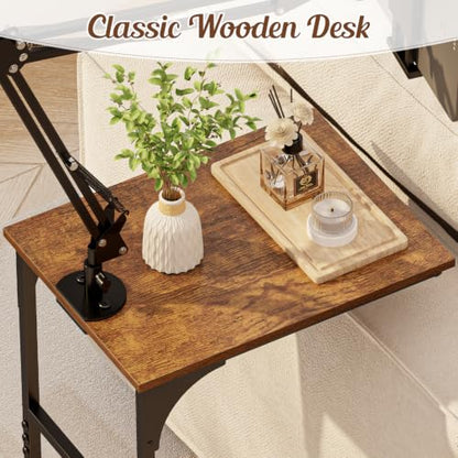 Floor Kindle Phone Tablet Stand with End Table for Overhead Bed,Counch - size: 15.7"D x 11.8"W x 54.9"H
